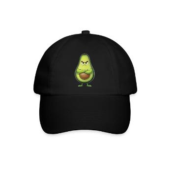 Avocado - Baseballkappe - Schwarz/Schwarz - Vorne
