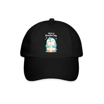 Tag des Brauens - Baseballkappe - Schwarz/Schwarz - Vorne