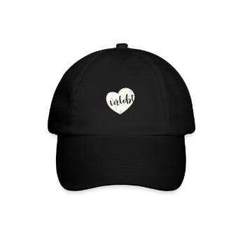 Verlobt - Baseballkappe - Schwarz/Schwarz - Vorne