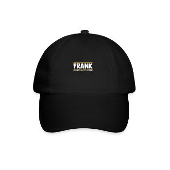 Frank - Baseballkappe - Schwarz/Schwarz - Vorne