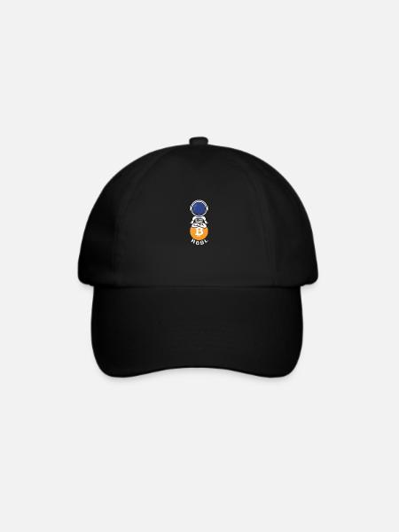 Bitcoin HODL - Baseballkappe - Schwarz/Schwarz
