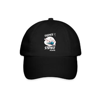 SILENCE - STRIKE incoming - Bowling Team - Baseballkappe - Schwarz/Schwarz - Vorne