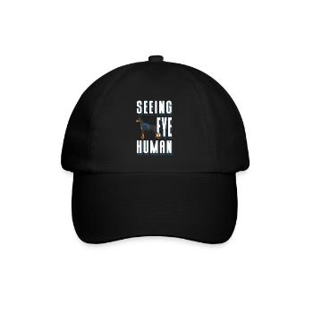 Seeing Eye Human - Baseballkappe - Schwarz/Schwarz - Vorne