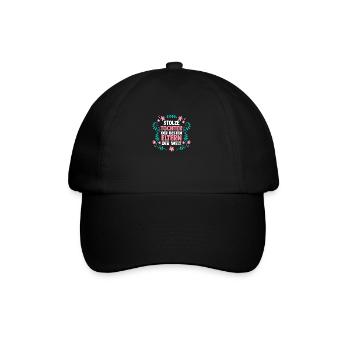 Töchter Tochter - Baseballkappe - Schwarz/Schwarz - Vorne