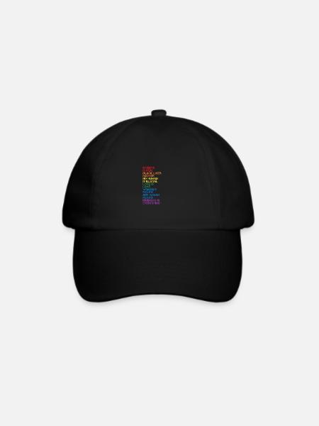 Kindness is EVERYTHING Science is Real Love - Baseballkappe - Schwarz/Schwarz