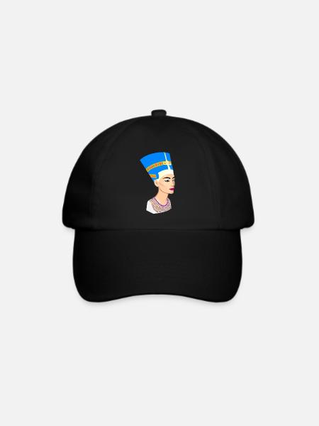 Nofretete - Baseballkappe - Schwarz/Schwarz