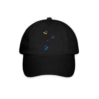 Noten - Baseballkappe - Schwarz/Schwarz - Vorne