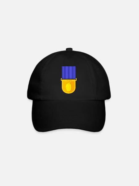Habanero Medaille - Baseballkappe - Schwarz/Schwarz