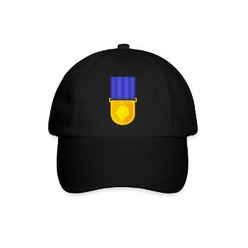 Carolina Reaper Medaille - Baseballkappe - Schwarz/Schwarz - Vorne