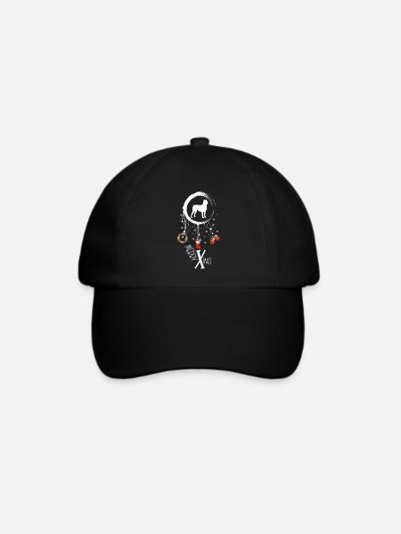 Kaninchen Korso Weihnachten Weihnachtstraumfänger - Baseballkappe - Schwarz/Schwarz