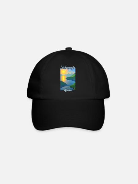 Lake Tanganyika - Baseballkappe - Schwarz/Schwarz