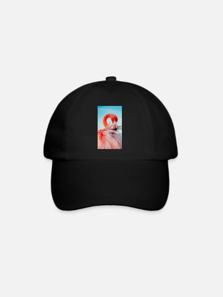 Flamingo Kollektion - Baseballkappe - Schwarz/Schwarz