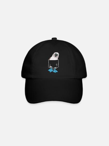 Blaufußtölpel Blue-footed Booby Seevogel - Baseballkappe - Schwarz/Schwarz