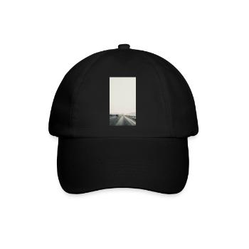 von wo wir kommen & wohin wir gehen - Baseballkappe - Schwarz/Schwarz - Vorne