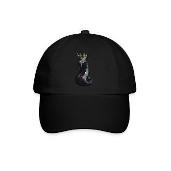 Wurm - Baseballkappe - Schwarz/Schwarz - Vorne