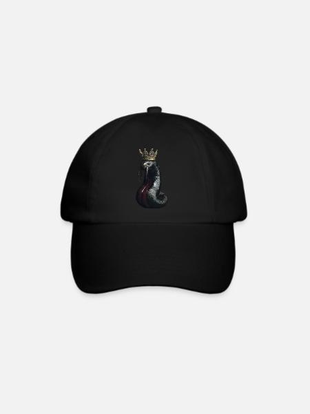 Wurm - Baseballkappe - Schwarz/Schwarz