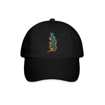 Glasbläser - Baseballkappe - Schwarz/Schwarz - Vorne
