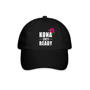 KONA 2021 READY - TRIATHLON HAWAII - Baseballkappe - Schwarz/Schwarz - Vorne