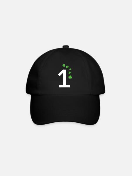 1 - Baseballkappe - Schwarz/Schwarz