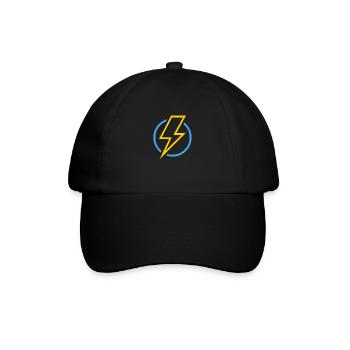 Blitz - Baseballkappe - Schwarz/Schwarz - Vorne