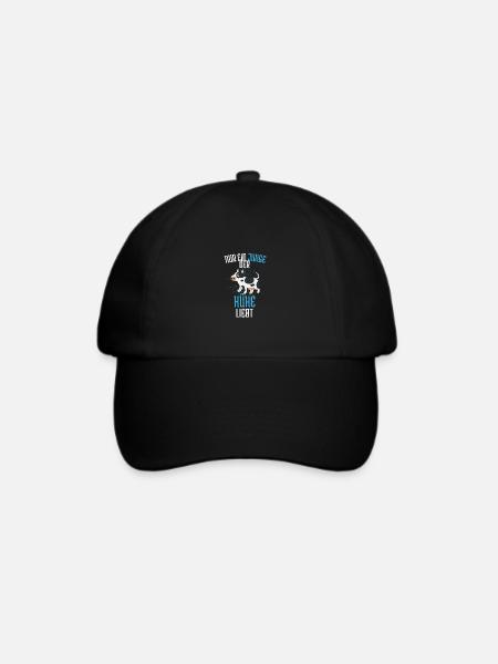 Nur ein Junge der Kühe liebt Bauernhof Tier Kuh - Baseballkappe - Schwarz/Schwarz