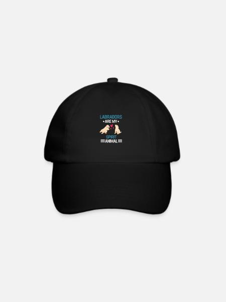 Hundebesitzer Hunde Geschenk Lustiges Labrador - Baseballkappe - Schwarz/Schwarz