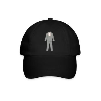 Anzug - Baseballkappe - Schwarz/Schwarz - Vorne