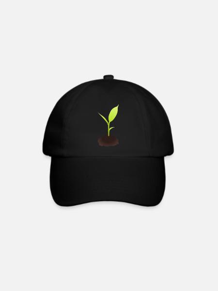 Spross Illustration - Baseballkappe - Schwarz/Schwarz