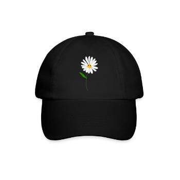 Blumenpriester Kragen - Baseballkappe - Schwarz/Schwarz - Vorne