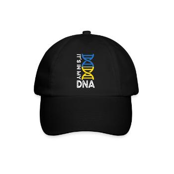 Ukraine - Baseballkappe - Schwarz/Schwarz - Vorne