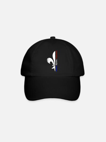 Liberté Égalité Fraternité - Baseballkappe - Schwarz/Schwarz