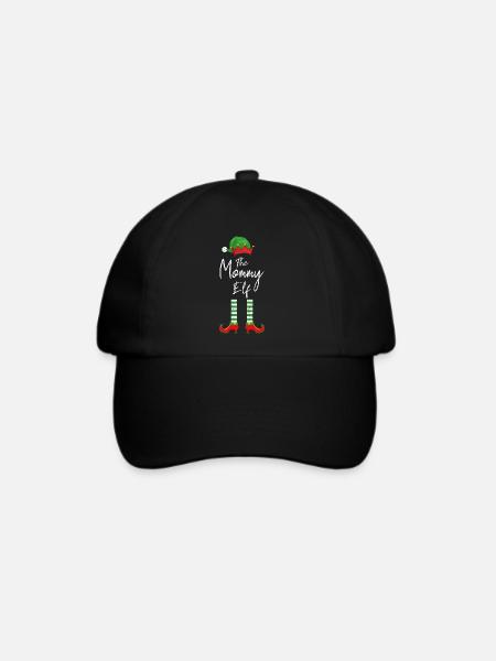The mommy Elf - Die Elfen Mutter - Baseballkappe - Schwarz/Schwarz