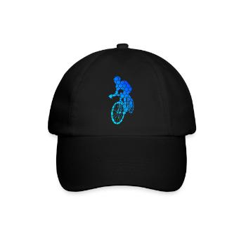 Rennrad Rennradfahrer Herren Rennradfahren - Baseballkappe - Schwarz/Schwarz - Vorne