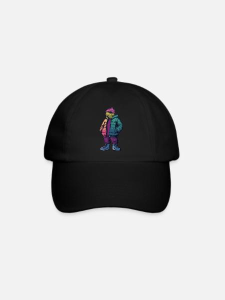 Schildkröte Fashion Winter - Baseballkappe - Schwarz/Schwarz