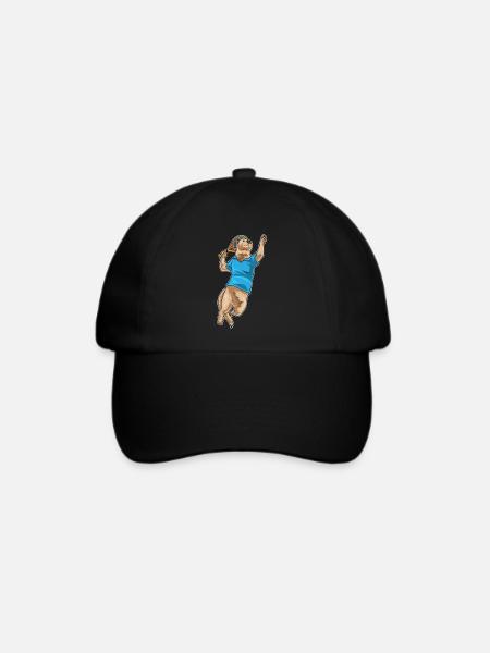 Otter Tennis Tennisschläger - Baseballkappe - Schwarz/Schwarz
