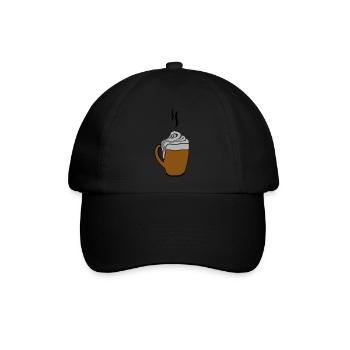 hot chocolate - Baseballkappe - Schwarz/Schwarz - Vorne