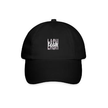 Lash Tech Wimpern Techniker Wimpern Wimpern Lash T - Baseballkappe - Schwarz/Schwarz - Vorne