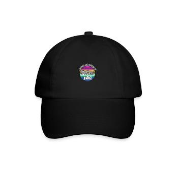 Geboren in den 80ern - Baseballkappe - Schwarz/Schwarz - Vorne