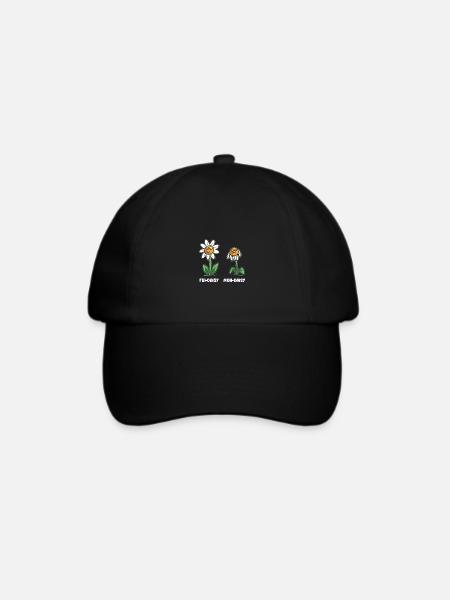 Leben eines Gänseblümchen Mon-Daisy Fri-Daisy - Baseballkappe - Schwarz/Schwarz
