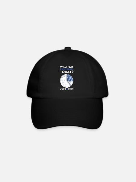 Sport Will I Play Pickleball - Baseballkappe - Schwarz/Schwarz