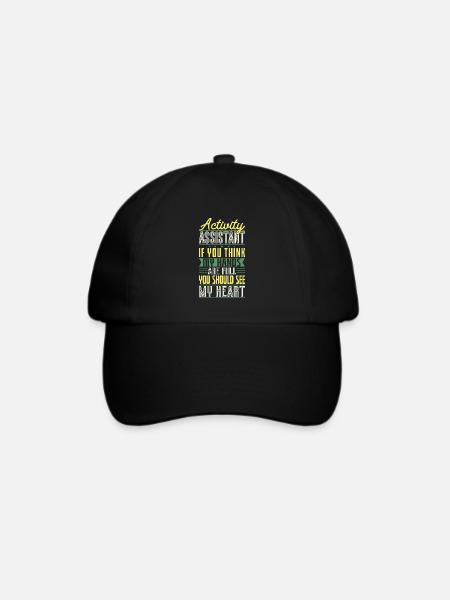 Activity Assistant Appreciation - Baseballkappe - Schwarz/Schwarz