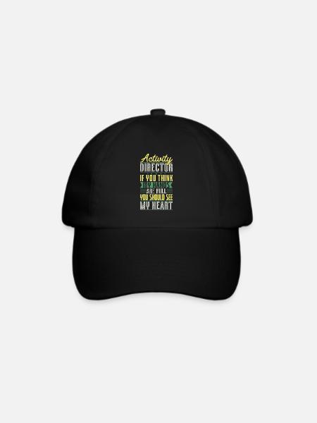 Activity Director Appreciation - Baseballkappe - Schwarz/Schwarz