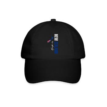 Made in New Zealand, I love New Zealand - Baseballkappe - Schwarz/Schwarz - Vorne