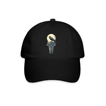 Rabe - Baseballkappe - Schwarz/Schwarz - Vorne