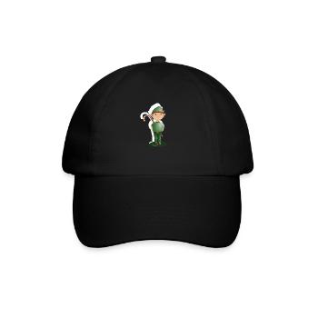 Prankster Elf von Vater Noel - Baseballkappe - Schwarz/Schwarz - Vorne