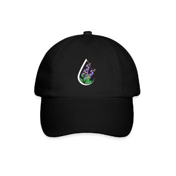 Ätherisches Öl - Baseballkappe - Schwarz/Schwarz - Vorne