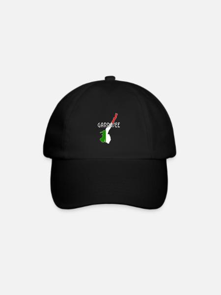 Gardasee Italien - Baseballkappe - Schwarz/Schwarz