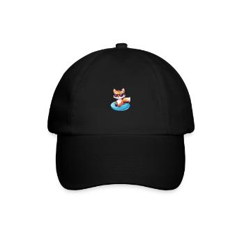 Fuchs Comic Cool - Baseballkappe - Schwarz/Schwarz - Vorne