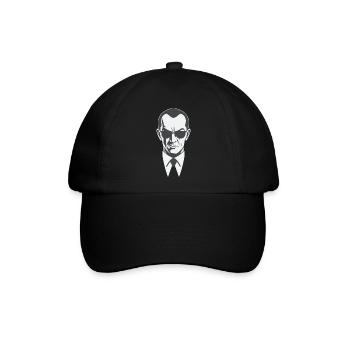 Agent Schmied - Baseballkappe - Schwarz/Schwarz - Vorne