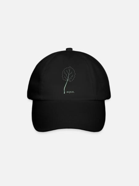 aspen. - Baseballkappe - Schwarz/Schwarz